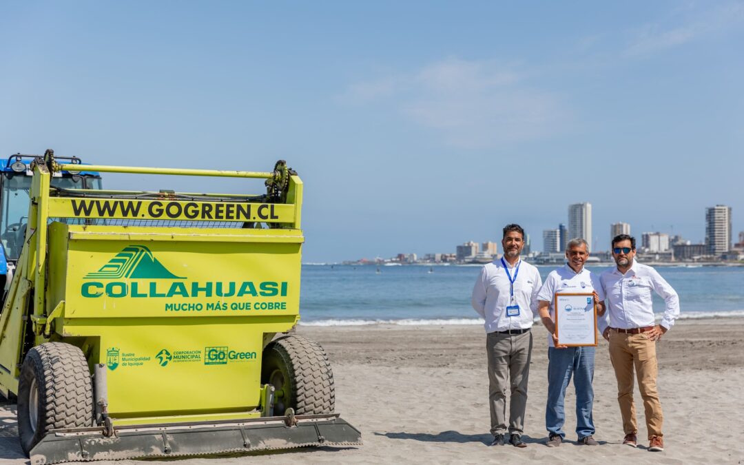 Playa Cavancha de Iquique recibe certificación internacional “Blue Flag” por calidad del agua, gestión ambiental, seguridad y servicios