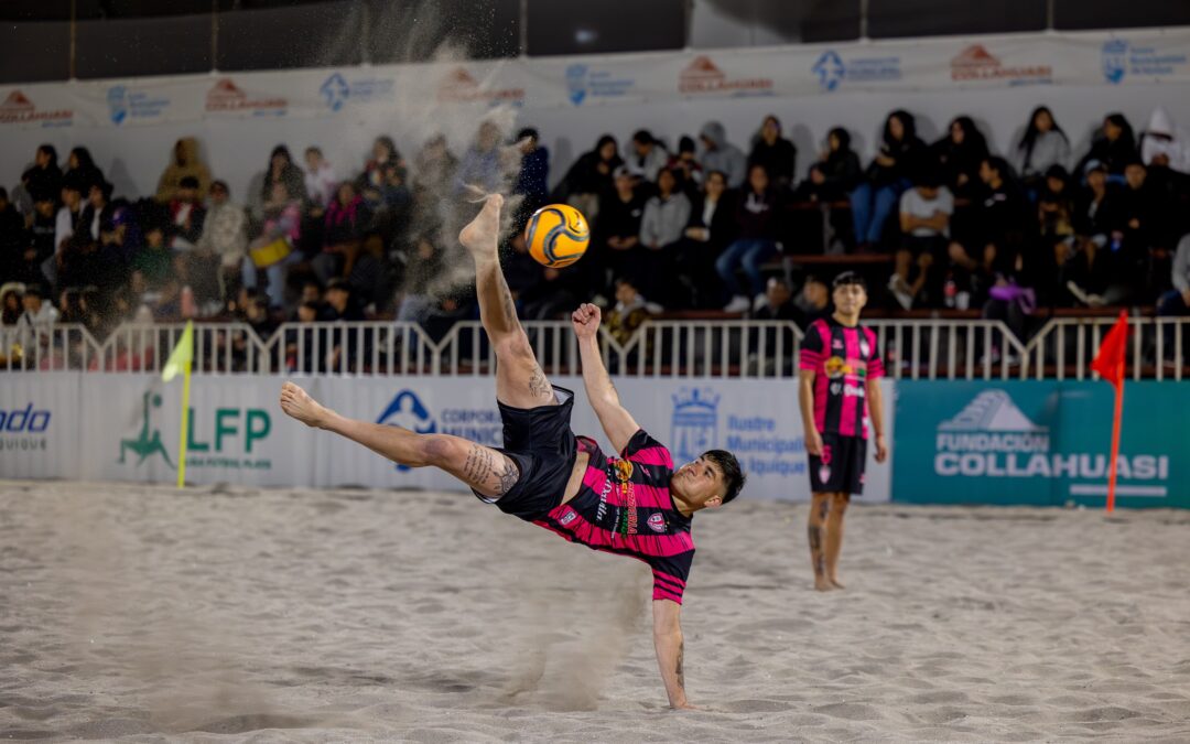 Continúa la “Copa Collahuasi” de fútbol playa masculino en Arena Cavancha este fin de semana