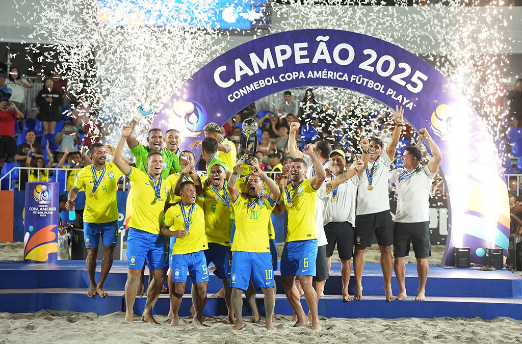 Brasil es campeón de la Copa América de Fútbol Playa en Iquique y Chile va por primera vez al Mundial